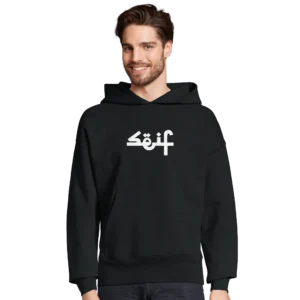 Unisex oversized hoodie van gerecyclede mix